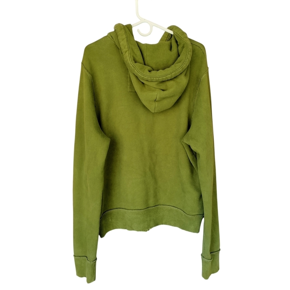 Hollister Unisex Olive Green SolidCore HCO Hoodie Size XL - Picture 3 of 5